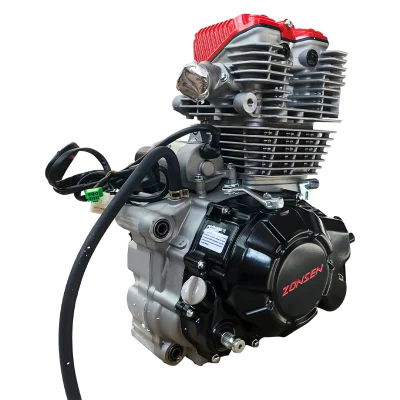 Motor de motocicleta de 4 válvulas Zongshen 172fmm, piezas de vehículos todo terreno de 4 tiempos, motor refrigerado por aire de 250cc